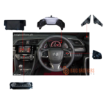 Honda Civic Red Cluster Meter and Accessories 2016-2021